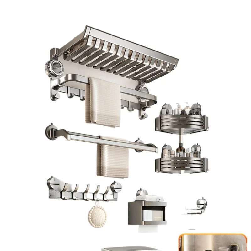 *Bathroom suction cup, towel rack, toilet rack, no punching, wall-mounted towel rack integrated
*Bathroom suction cup, towel rack, toilet rack, no punching, wall-mounted towel rack integrated