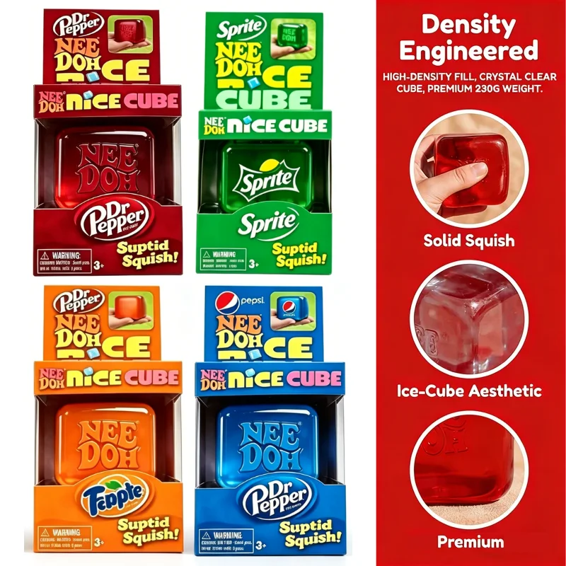 2026 Trending Nee Doh Cube Squish Toy, Soft Sprite Squeeze Stress Relief Fidget Toy, Sensory NeeDoh for Kids & Adults
2026 Trending Nee Doh Cube Squish Toy, Soft Sprite Squeeze Stress Relief Fidget Toy, Sensory NeeDoh for Kids & Adults