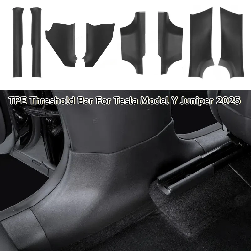 For Tesla Model Y Juniper/Launch 2025 TPE Front Rear Door Sill Protector Threshold Strip Anti-kick Guard Panel Waterproof Pads
For Tesla Model Y Juniper/Launch 2025 TPE Front Rear Door Sill Protector Threshold Strip Anti-kick Guard Panel Waterproof Pads