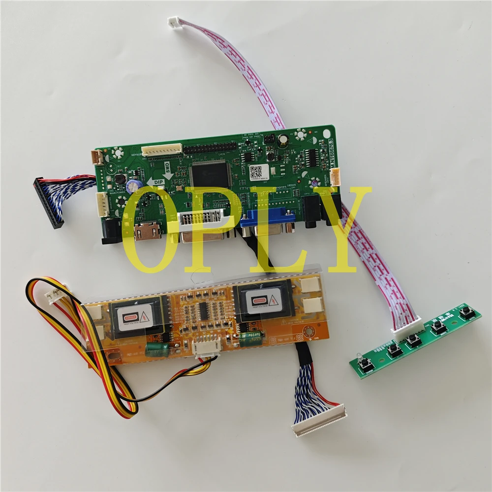 Controller board for LTM200KT03 LTM200KT01 LCD panel screen monitor DIY 1600X900 20" 4 lamps VGA HDMI-compatible DVI
Controller board for LTM200KT03 LTM200KT01 LCD panel screen monitor DIY 1600X900 20" 4 lamps VGA HDMI-compatible DVI