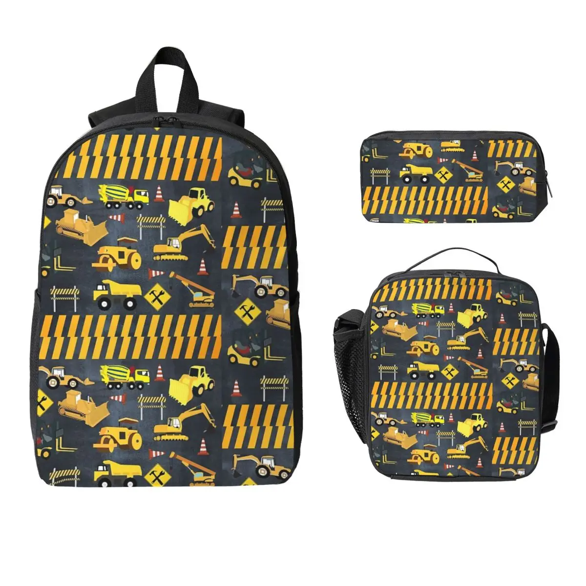 Construction Trucks Heavy Machinery Kids Backpack BookBag School Bag Laptop Shoulder Bags 3ps Insulated Lunch Bag Pencil Case
Construction Trucks Heavy Machinery Kids Backpack BookBag School Bag Laptop Shoulder Bags 3ps Insulated Lunch Bag Pencil Case