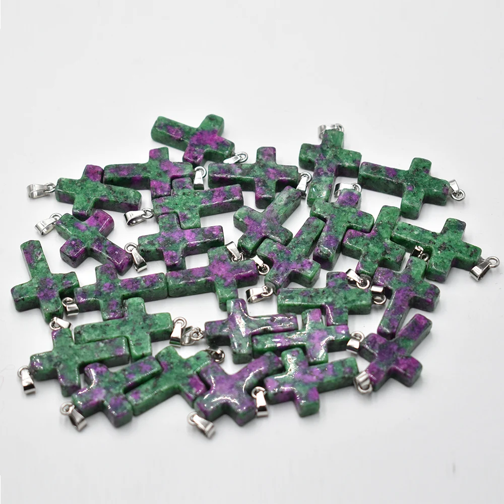 Fashion hot sell natural stone red green assort cross pendants Charms fit Necklaces jewelry making Wholesale 50pcs/lot
Fashion hot sell natural stone red green assort cross pendants Charms fit Necklaces jewelry making Wholesale 50pcs/lot