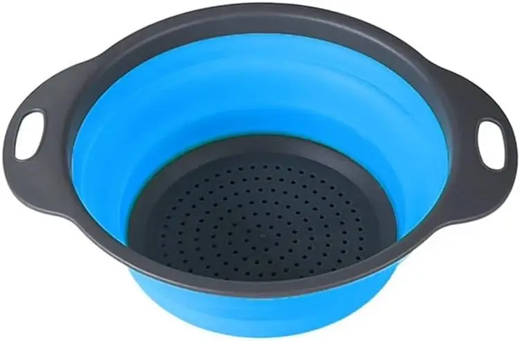 Силиконовый складной дуршлаг, сито для мытья овощей и фруктов, дренажная корзина, круглая миска для слива, складное сито для еды с Хан
Силиконовый складной дуршлаг, сито для мытья овощей и фруктов, дренажная корзина, круглая миска для слива, складное сито для еды с Хан