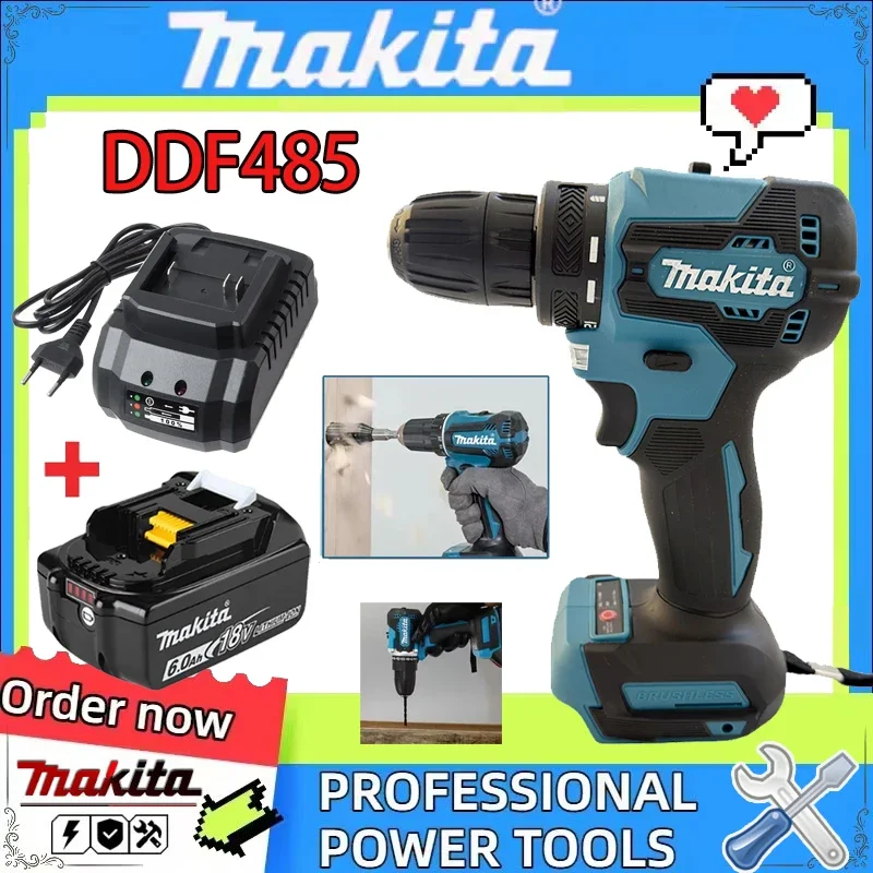 Makita DDF485 10MM LXT Brushless Drive Rechargeable Brushless Drill Compact Cordless Tool Multi-function Screwdriver Impact
Makita DDF485 10MM LXT Brushless Drive Rechargeable Brushless Drill Compact Cordless Tool Multi-function Screwdriver Impact
