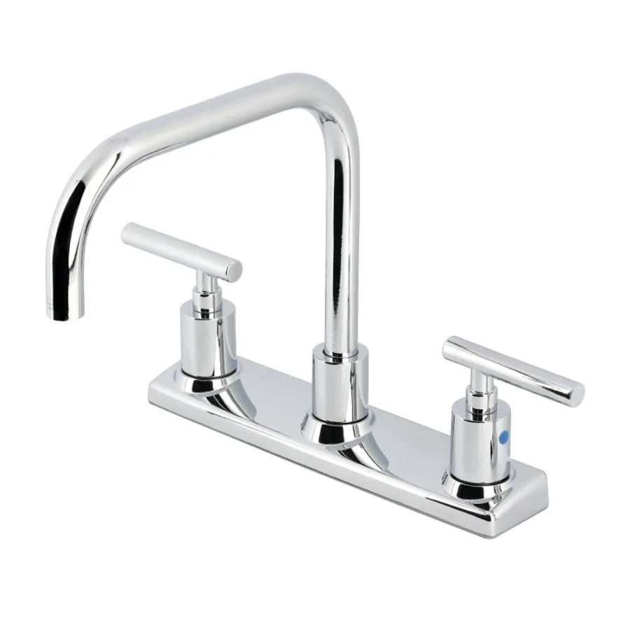 FB2141CML Manhattan Two-Handle 2-Hole 8" Centerset Kitchen Faucet in Polished Chrome
FB2141CML Manhattan Two-Handle 2-Hole 8" Centerset Kitchen Faucet in Polished Chrome