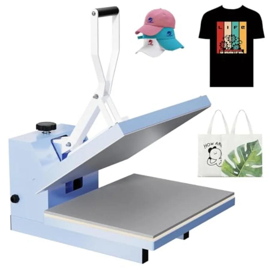 16X24 Heat Press Machine for t-Shirt, Digital Heat Transfer Press with Adjustable Pressure, Fast Heating Manual Press for Subli
16X24 Heat Press Machine for t-Shirt, Digital Heat Transfer Press with Adjustable Pressure, Fast Heating Manual Press for Subli