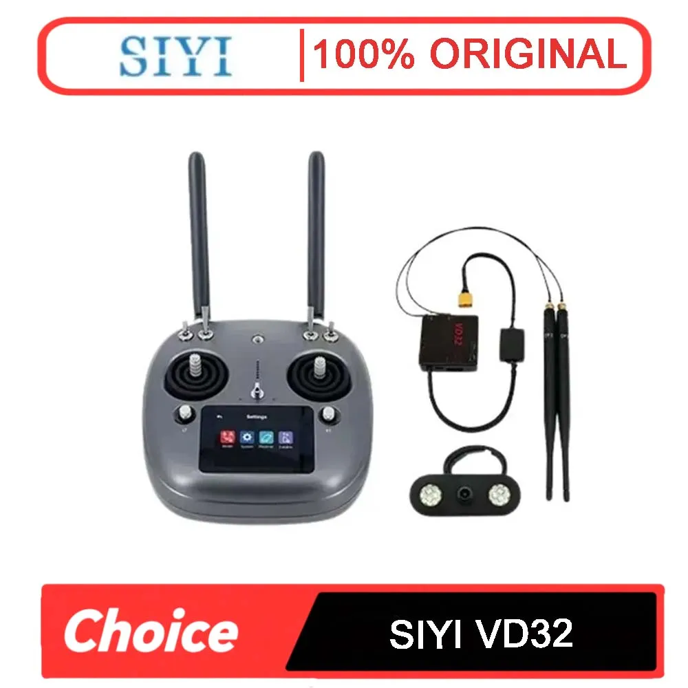 SIYI VD32 Agri FPV контроллер 5 км 2,4G 16 каналов IP67 водонепроницаемый сенсорный экран Bluetooth для укороченных дронов БПЛА
SIYI VD32 Agri FPV контроллер 5 км 2,4G 16 каналов IP67 водонепроницаемый сенсорный экран Bluetooth для укороченных дронов БПЛА