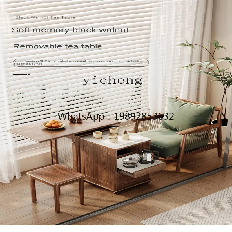 zz Movable Walnut Tea Cabinet Sofa Side Table Tea Cart Kettle Integrated
zz Movable Walnut Tea Cabinet Sofa Side Table Tea Cart Kettle Integrated
