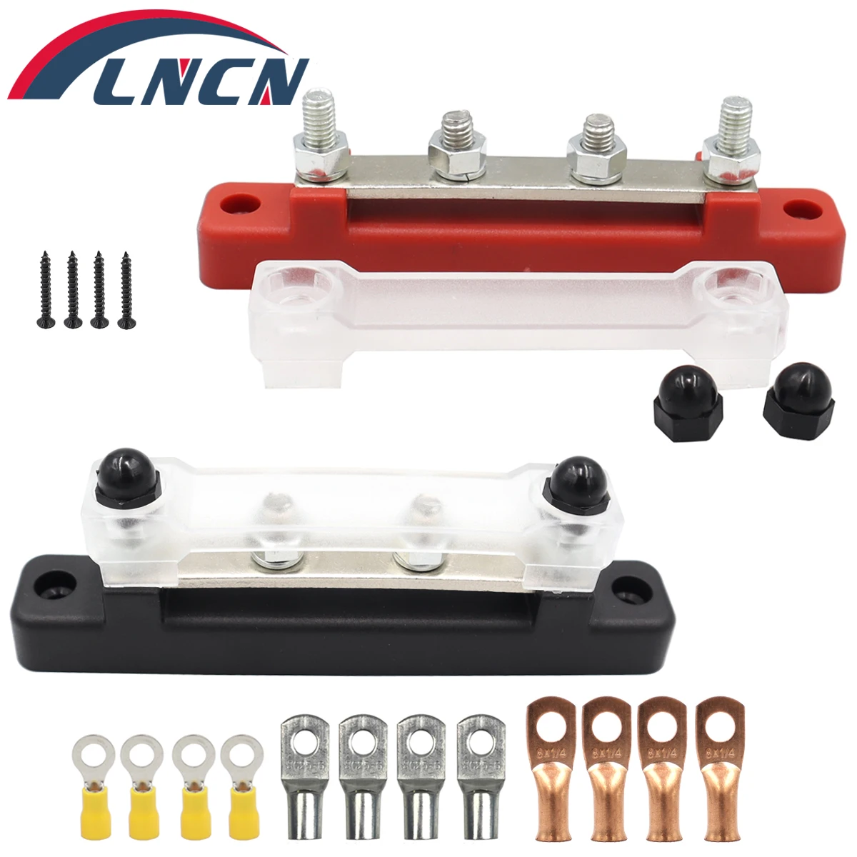 4 Terminal Power Distribution Block 48V 150A Bus Bar Terminal Block for Caravan Truck Boat Car Camper RV
4 Terminal Power Distribution Block 48V 150A Bus Bar Terminal Block for Caravan Truck Boat Car Camper RV