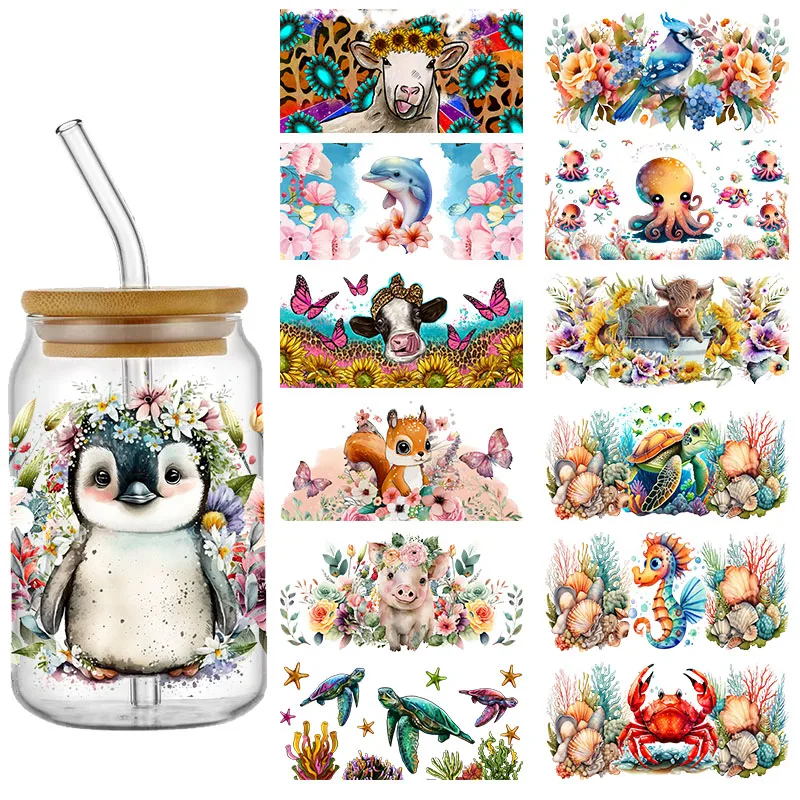 Random4PCS UVDTF Transfer Sticker Animal Theme For The 16oz LibbeyGlasses Wraps Cup Can DIY Waterproof Easy To Use Custom Decals
Random4PCS UVDTF Transfer Sticker Animal Theme For The 16oz LibbeyGlasses Wraps Cup Can DIY Waterproof Easy To Use Custom Decals