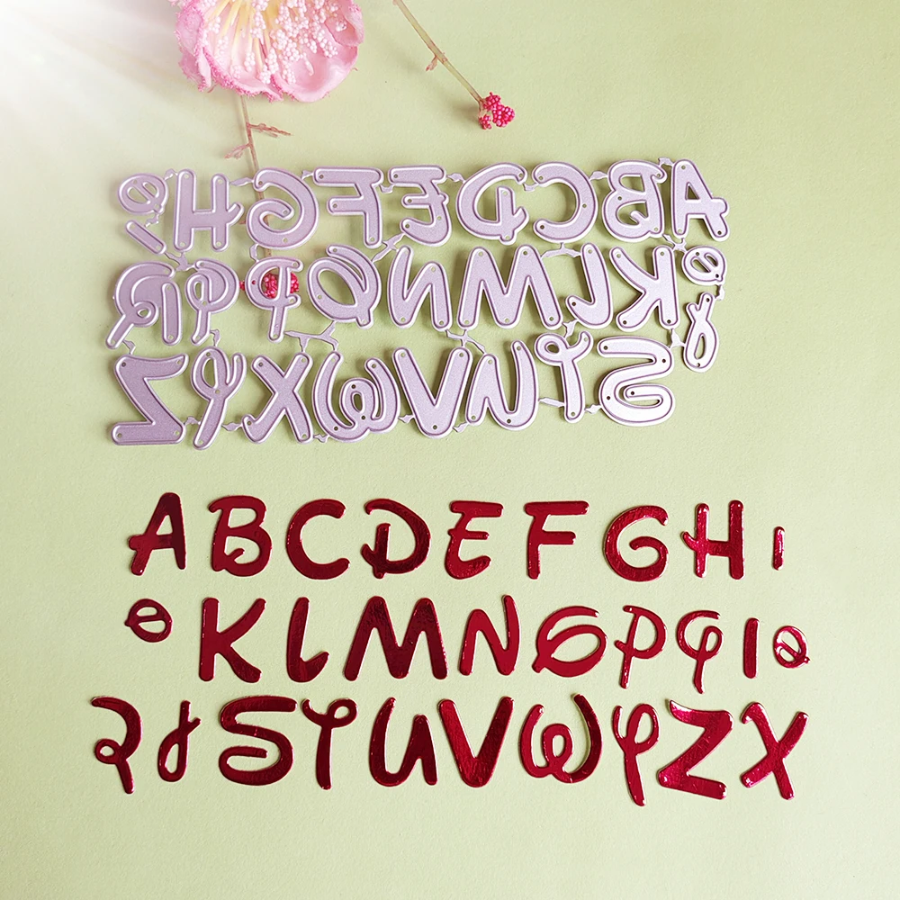 New Cute 26 Letters Metal cutting Die scrapbook Decoration embossed Photo album Decoration Card making DIY Handicrafts
New Cute 26 Letters Metal cutting Die scrapbook Decoration embossed Photo album Decoration Card making DIY Handicrafts