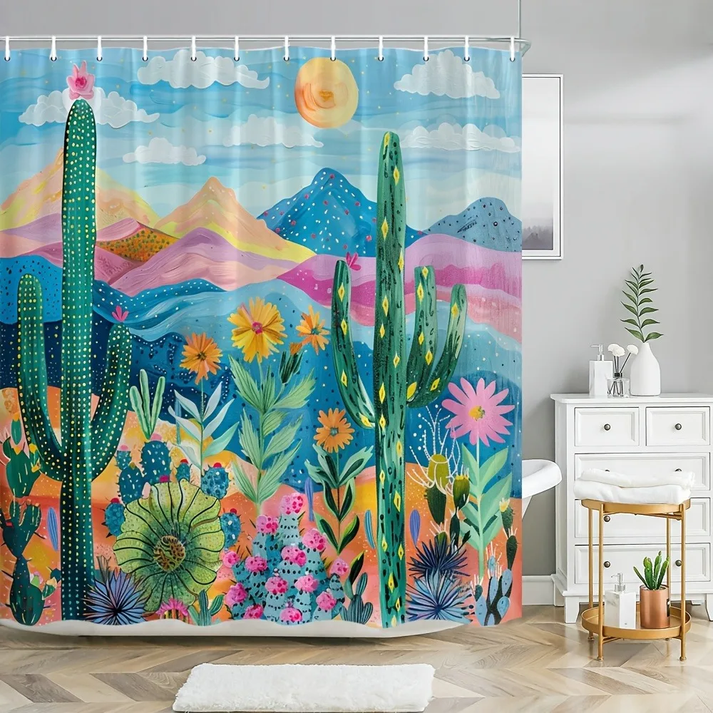 Кактус, акварель, растение в пустыне, моющаяся грязеотталкивающая занавеска для душа, насадка для душа, водонепроницаемая полиэстеровая занавеска для ванны
Кактус, акварель, растение в пустыне, моющаяся грязеотталкивающая занавеска для душа, насадка для душа, водонепроницаемая полиэстеровая занавеска для ванны