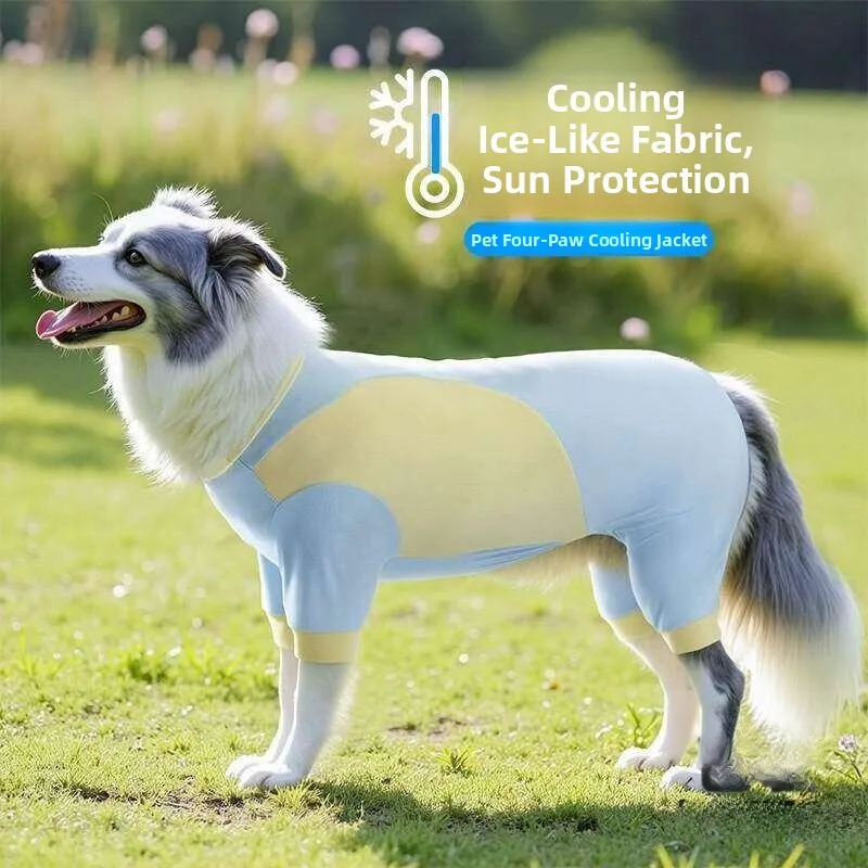 Cool Sensation Summer Lightweight Dog Shirt Sun Protection Ice Silk Material Border Collie Pet Clothes for Large Medium Dogs
Cool Sensation Summer Lightweight Dog Shirt Sun Protection Ice Silk Material Border Collie Pet Clothes for Large Medium Dogs