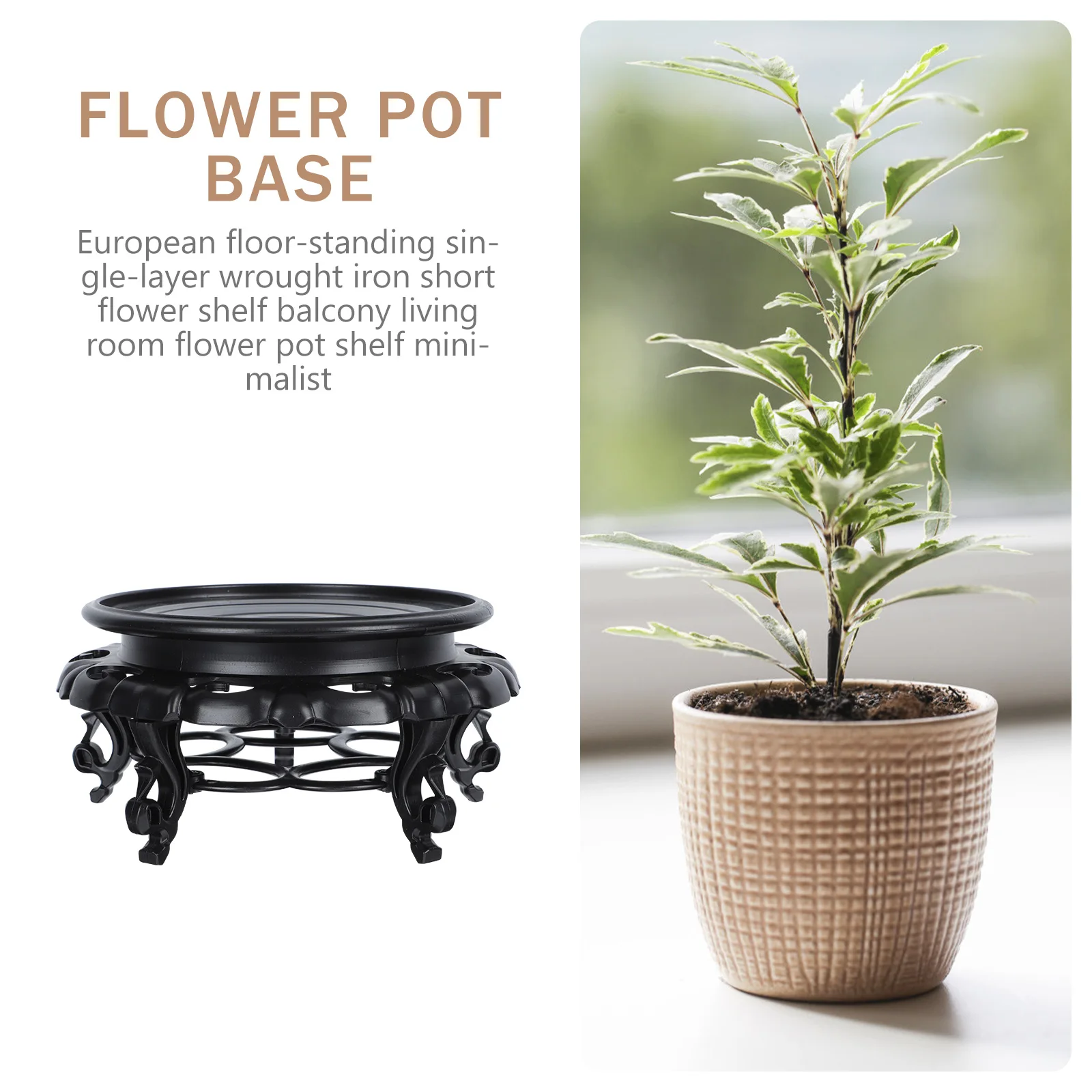 Resin Tray Flower Stand Outdoor Display Vase for Flowers Planter Pots Plants Base Floral Round Office Desk Decor
Resin Tray Flower Stand Outdoor Display Vase for Flowers Planter Pots Plants Base Floral Round Office Desk Decor