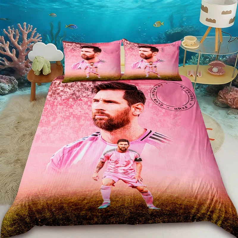 Stylish M-Messi print bedding set includes a duvet cover and comforter,suitable for teenagers children bedroom duvet covers
Stylish M-Messi print bedding set includes a duvet cover and comforter,suitable for teenagers children bedroom duvet covers