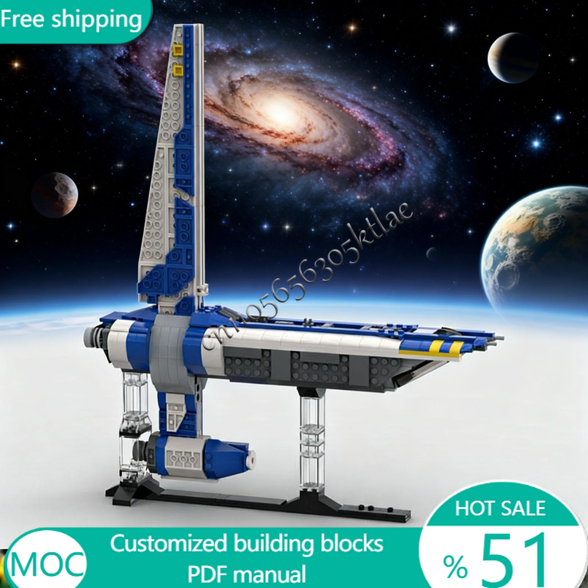 596PS Star Plan Movie MOC Fallen Order Stinger Mantis Space Fighter Model DIY Creative Ideas Toys Assembly Puzzle Festival Gifts
596PS Star Plan Movie MOC Fallen Order Stinger Mantis Space Fighter Model DIY Creative Ideas Toys Assembly Puzzle Festival Gifts