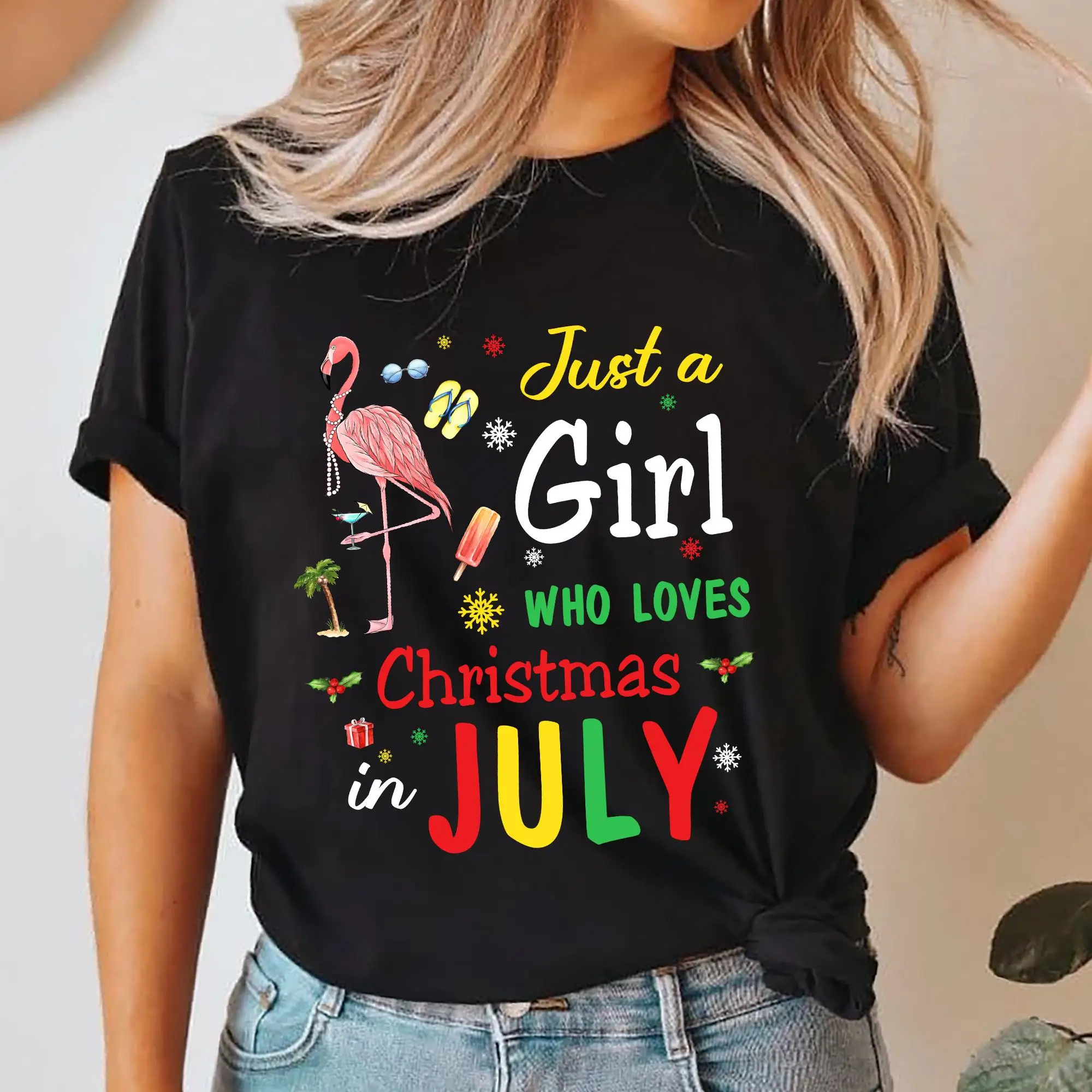 Просто девочка, которая любит Рождество в июле. Летний мужской спортивный костюм с принтом. Футболка с круглым вырезом и коротким рукавом. Спортивная одежда. Повседневные забавные топы.
Просто девочка, которая любит Рождество в июле. Летний мужской спортивный костюм с принтом. Футболка с круглым вырезом и коротким рукавом. Спортивная одежда. Повседневные забавные топы.