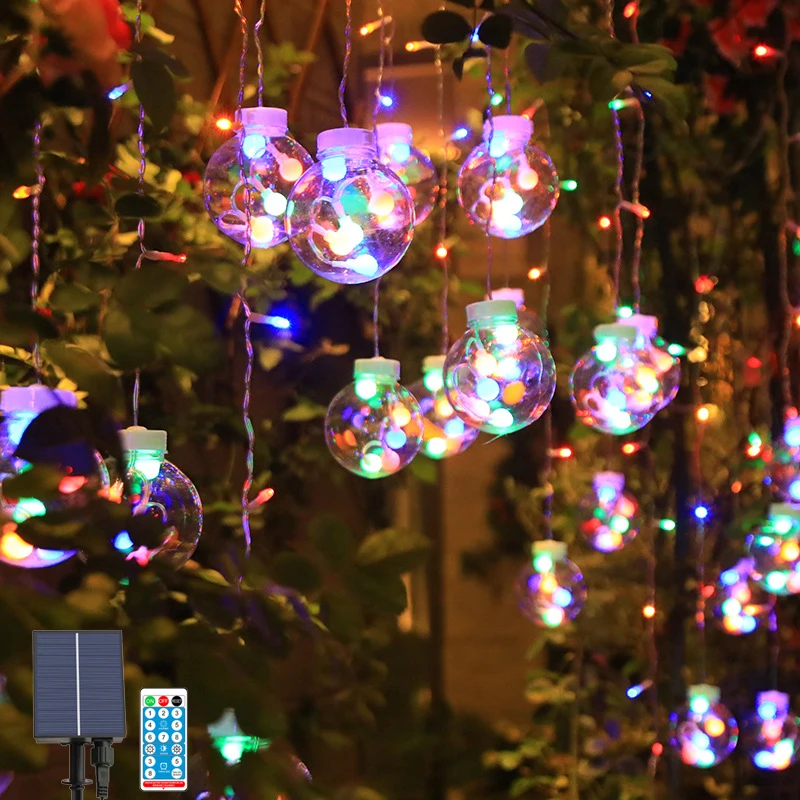 Solar Garden Fairy Light Outdoor Wishing Ball Curtain String Light Waterproof 8 Modes for Wedding Party Room Window Decorations
Solar Garden Fairy Light Outdoor Wishing Ball Curtain String Light Waterproof 8 Modes for Wedding Party Room Window Decorations