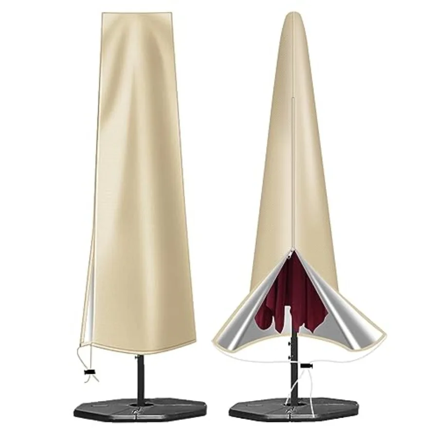 Umbrella Cover 420D Oxford Fabric Patio Umbrella Covers Waterproof with Zip, for 9Feet to 12Feet Garden Outdoor Umbrella Khaki
Umbrella Cover 420D Oxford Fabric Patio Umbrella Covers Waterproof with Zip, for 9Feet to 12Feet Garden Outdoor Umbrella Khaki