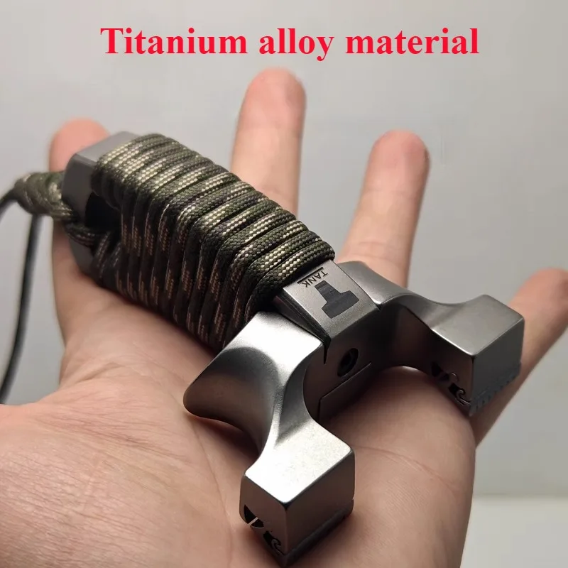 TC21 Titanium Alloy Anti Bending Slingshot, High-precision and Powerful Outdoor Professional Slingshot
TC21 Titanium Alloy Anti Bending Slingshot, High-precision and Powerful Outdoor Professional Slingshot
