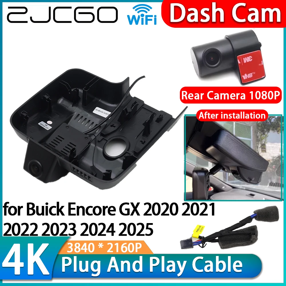 ZJCGO for Buick Encore GX 2020 2021 2022 2023 2024 2025 4K 2160P Wifi DVR OEM Car Video Recorder Dash Cam Front Rear Camera
ZJCGO for Buick Encore GX 2020 2021 2022 2023 2024 2025 4K 2160P Wifi DVR OEM Car Video Recorder Dash Cam Front Rear Camera