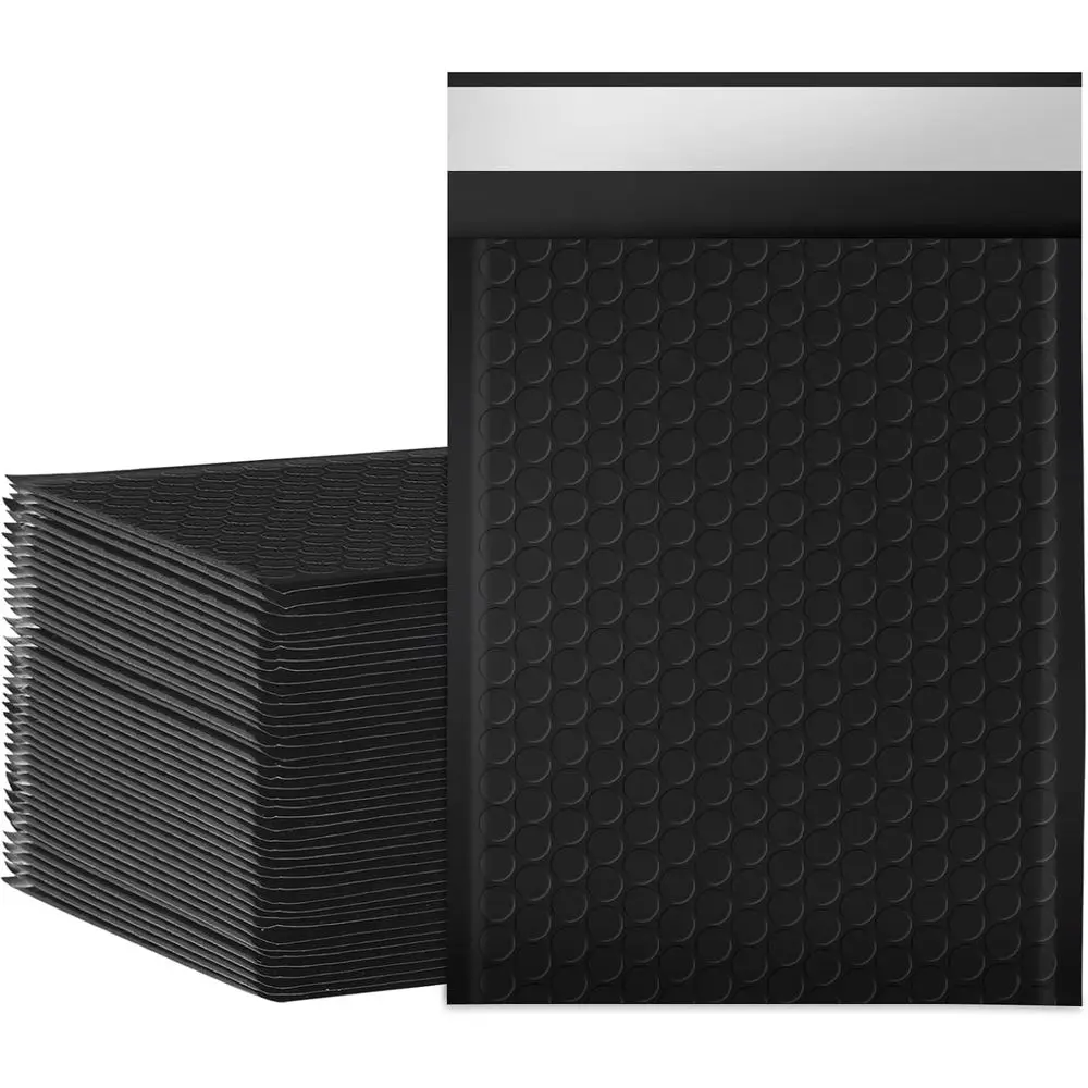 6x9 Inch Poly Bubble Mailers, Pack of 50, Opaque Waterproof Shipping Bags
6x9 Inch Poly Bubble Mailers, Pack of 50, Opaque Waterproof Shipping Bags