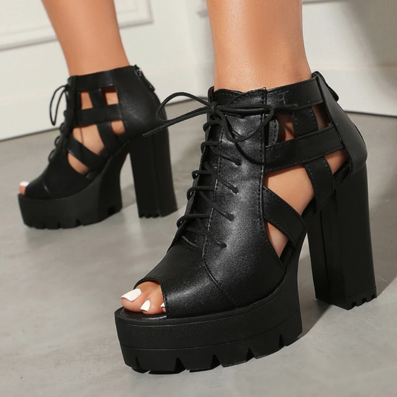 2024 Summer New Platform Nightclub Super High Heel Lace-up Sandals Fashion Versatile Fish Mouth High Heeled Shoes for Women
2024 Summer New Platform Nightclub Super High Heel Lace-up Sandals Fashion Versatile Fish Mouth High Heeled Shoes for Women