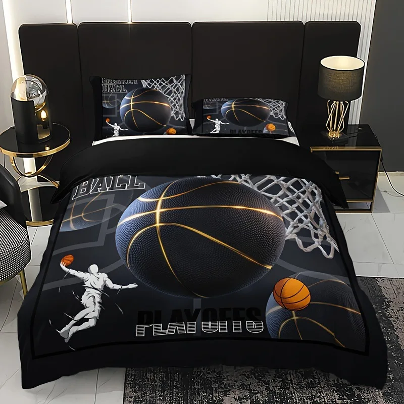 Basketball Comforter Cover Queen Size Sport Dunk Basketball Duvet Covers for Kids Teens, Black Ball Print Bedding Set All Season
Basketball Comforter Cover Queen Size Sport Dunk Basketball Duvet Covers for Kids Teens, Black Ball Print Bedding Set All Season