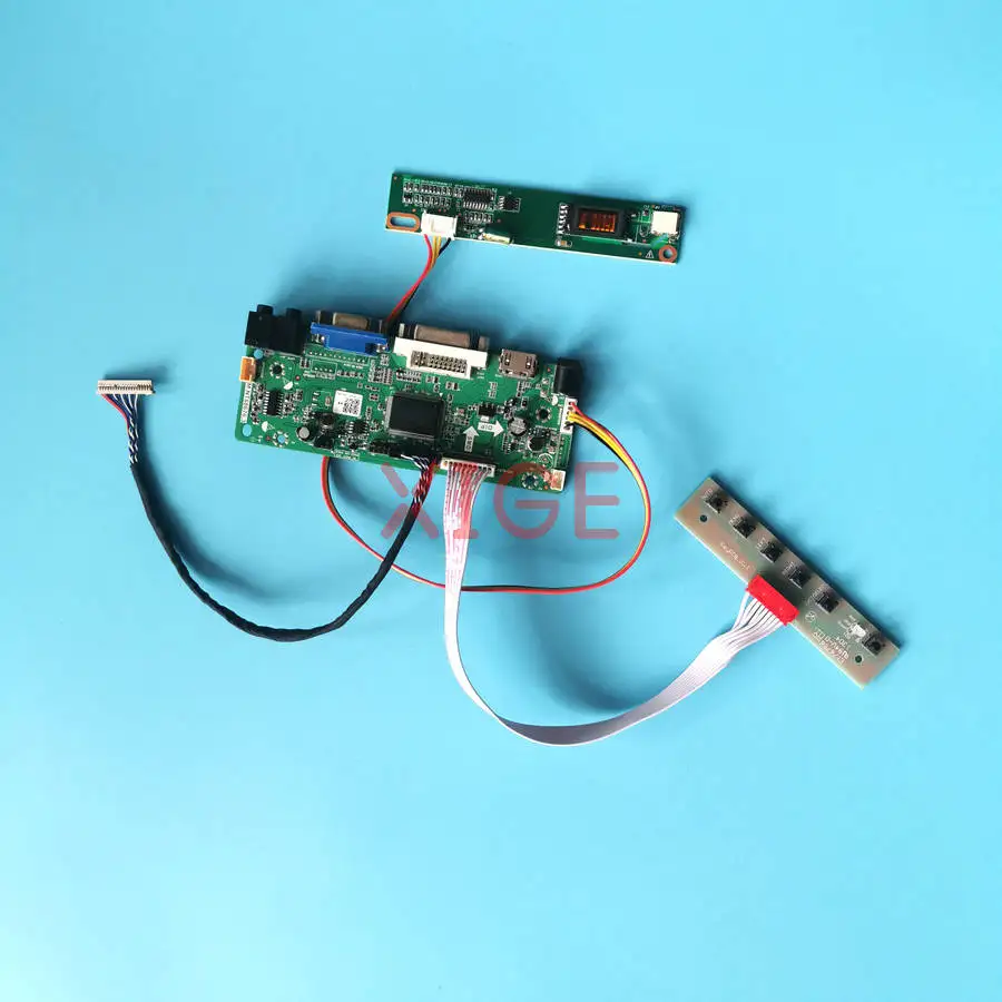 LCD Matrix Controller Drive Board Fit LP133X8 LP133X09 LP133X7 UB133X01 1-CCFL 20Pin LVDS 1024*768 VGA+DVI+HDMI 1024x768 Kit DIY
LCD Matrix Controller Drive Board Fit LP133X8 LP133X09 LP133X7 UB133X01 1-CCFL 20Pin LVDS 1024*768 VGA+DVI+HDMI 1024x768 Kit DIY