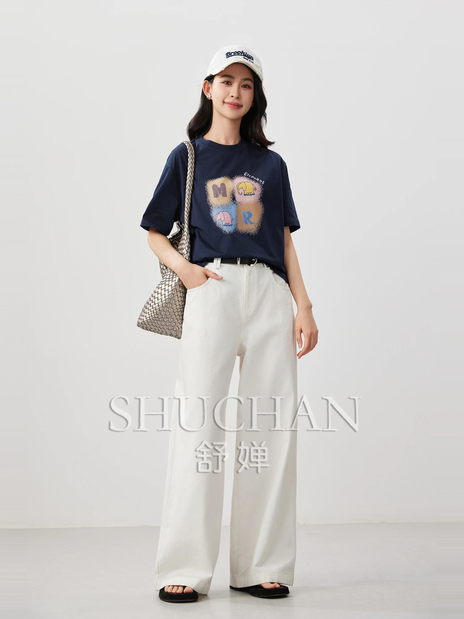 Summer Casual High Gram Weight Cotton Baby Elephant Fun Age Reduction Printing Loose Short-sleeved T-shirt Women
Summer Casual High Gram Weight Cotton Baby Elephant Fun Age Reduction Printing Loose Short-sleeved T-shirt Women