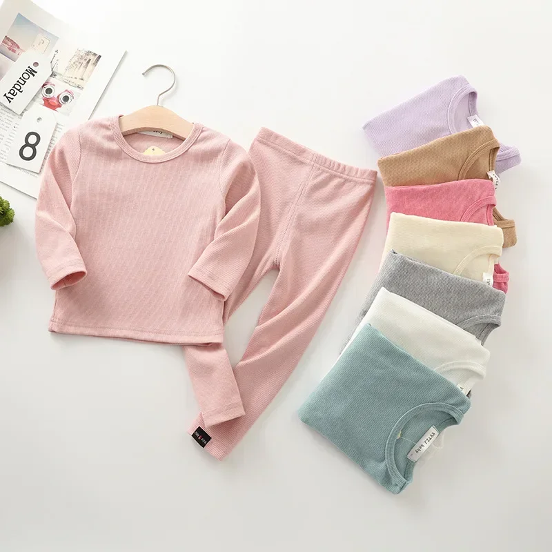 1-7Y Toddler Kids Baby Boy Girl Ribbed Clothes Cotton Pajamas Set Long Sleeve Top Pant Suit Sleepwear Soft Infant 2Pcs Outfits
1-7Y Toddler Kids Baby Boy Girl Ribbed Clothes Cotton Pajamas Set Long Sleeve Top Pant Suit Sleepwear Soft Infant 2Pcs Outfits