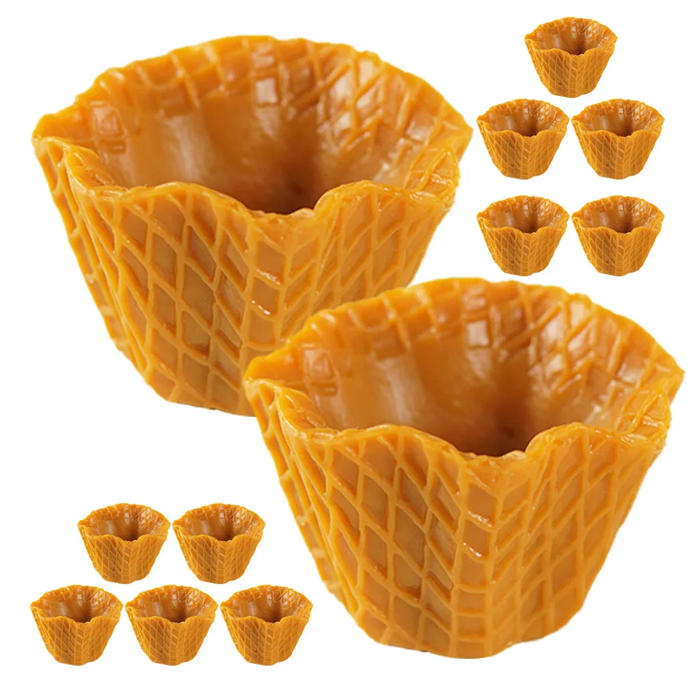 12pcs Simulated Ice Cream Cone Charm Light Brown DIY Craft Accessories Phone Case Decor Wear Resistant PVC
12pcs Simulated Ice Cream Cone Charm Light Brown DIY Craft Accessories Phone Case Decor Wear Resistant PVC