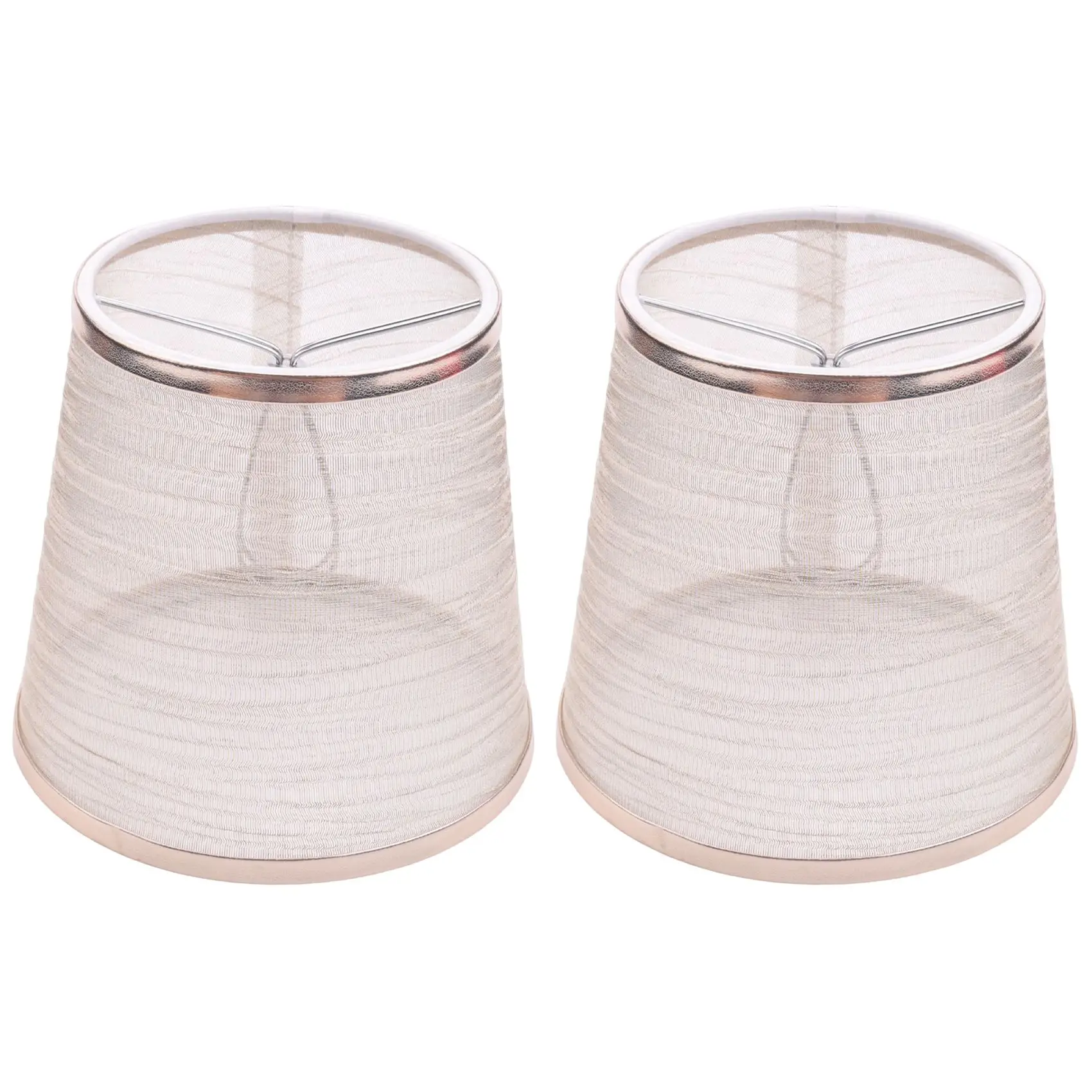 BYBS-2 Pack Clip On Gauze Chandelier Lamp Shades Little Upright Wall Candle Light Lampshade
BYBS-2 Pack Clip On Gauze Chandelier Lamp Shades Little Upright Wall Candle Light Lampshade