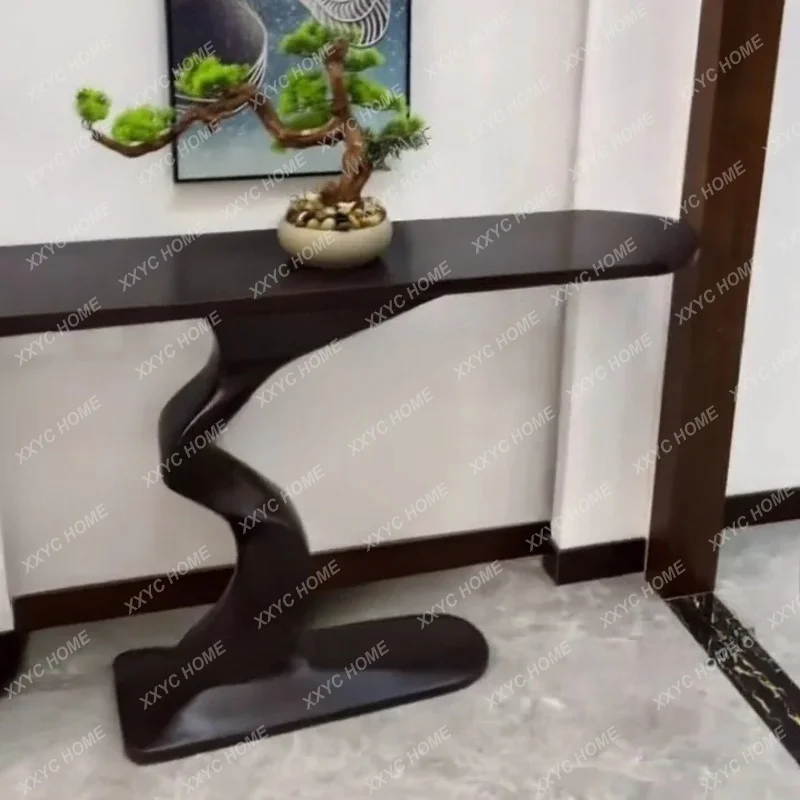 Solid wood new Chinese entrance table Modern simple end view table Bar case porch table Case
Solid wood new Chinese entrance table Modern simple end view table Bar case porch table Case