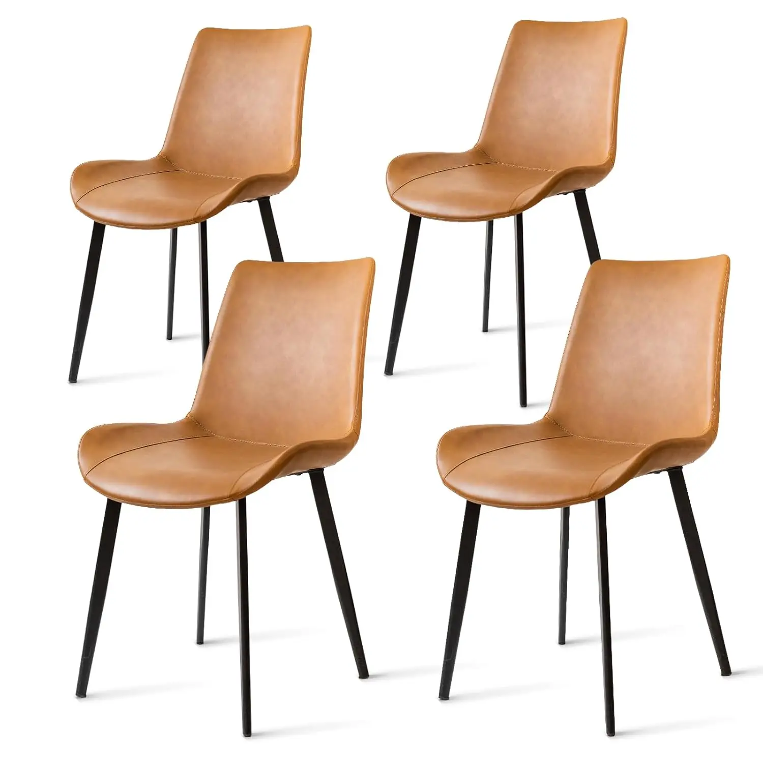 Dining Chairs, Modern PU Leather Dining Room Chair with Sturdy Metal Legs, Upholstered Seat Dinner Chairs Accent, Customized
Dining Chairs, Modern PU Leather Dining Room Chair with Sturdy Metal Legs, Upholstered Seat Dinner Chairs Accent, Customized