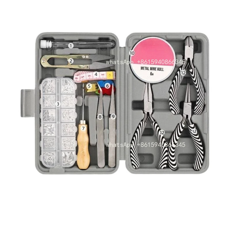 17Pcs Mini Jewelry Pliers Set DIY Craft Making Repair Hand Tools Kit
17Pcs Mini Jewelry Pliers Set DIY Craft Making Repair Hand Tools Kit