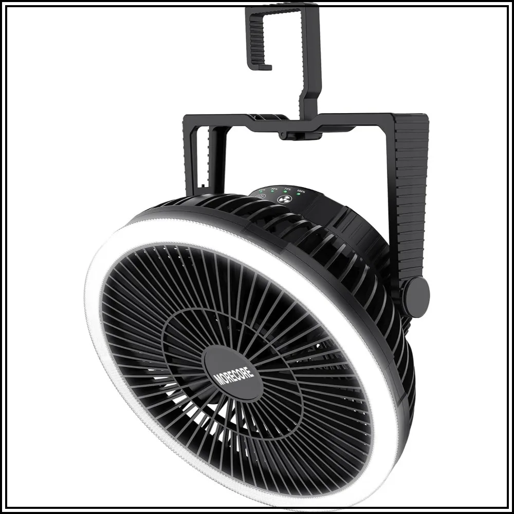 Portable Camping Fan with LED Lantern, 24HRS Running 8" Rechargeable Tent Fan, Powerful 3-Speed 180° Rotate with Hook, Quiet for Outdoor RV Travel Fishing Hurricane Emergency
Portable Camping Fan with LED Lantern, 24HRS Running 8" Rechargeable Tent Fan, Powerful 3-Speed 180° Rotate with Hook, Quiet for Outdoor RV Travel Fishing Hurricane Emergency