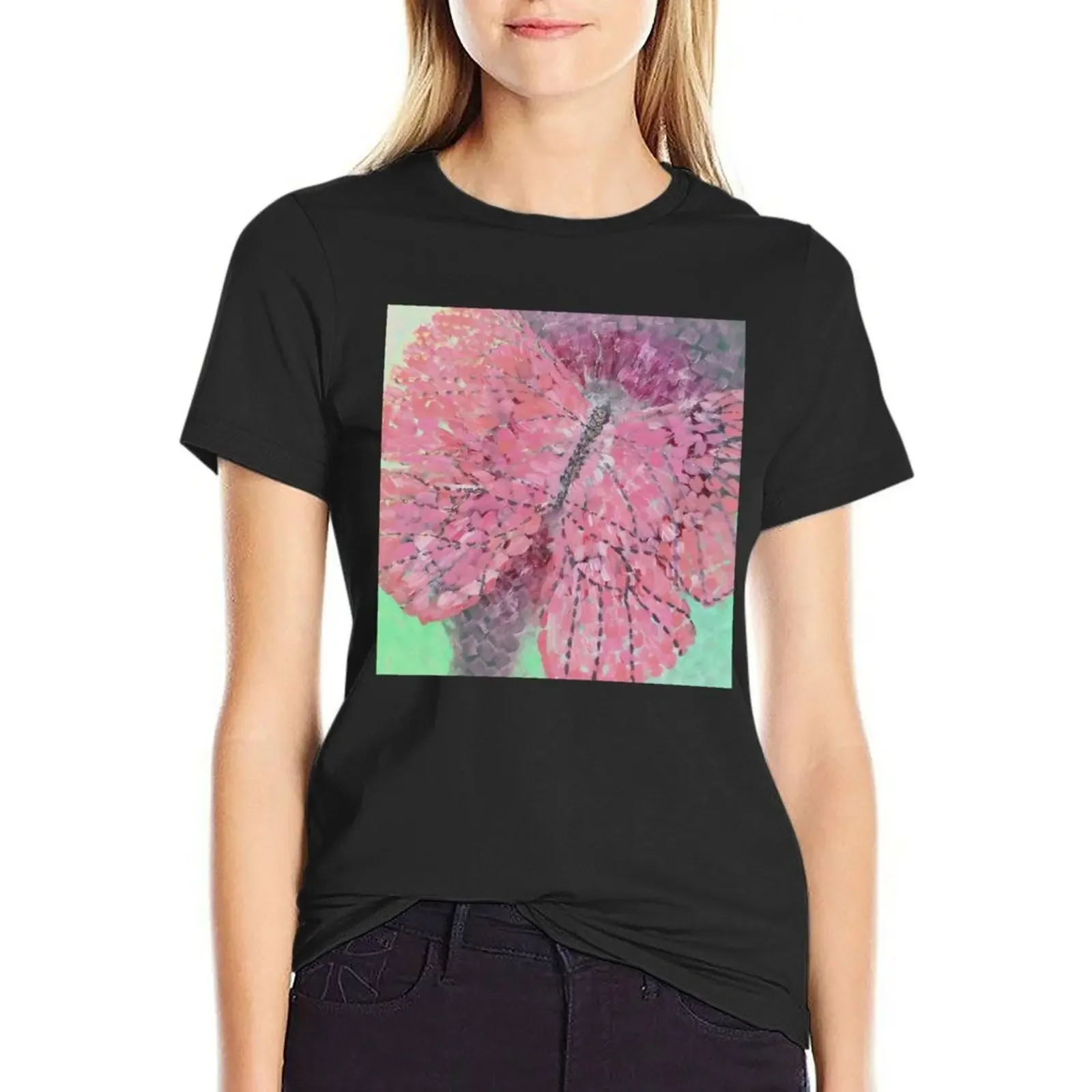 Футболка Hope For Healing Butterfly, летняя одежда, топы, корейские модные черные футболки для женщин
Футболка Hope For Healing Butterfly, летняя одежда, топы, корейские модные черные футболки для женщин
