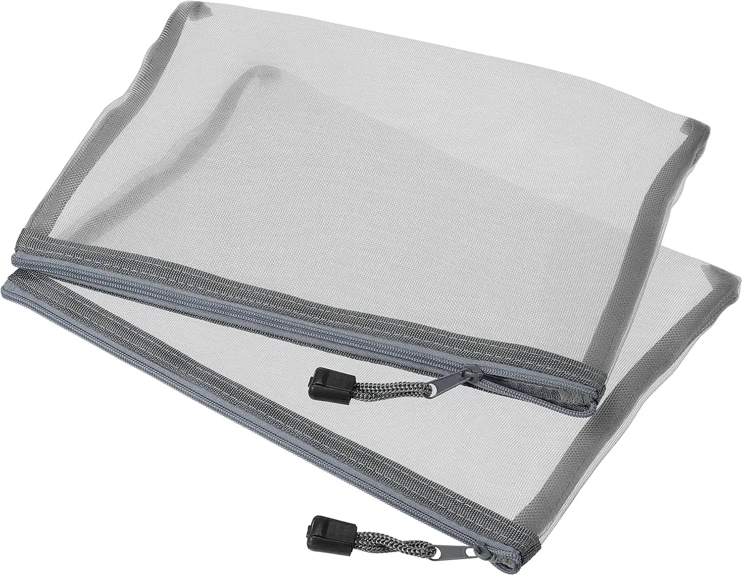 Mesh Zipper Bags, A5 Nylon Pouch Pencil Case Pockets for Travel Office Accessories, Gray Pack of 6 School supplies pens Lapiz
Mesh Zipper Bags, A5 Nylon Pouch Pencil Case Pockets for Travel Office Accessories, Gray Pack of 6 School supplies pens Lapiz