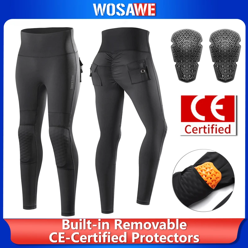 WOSAWE Winter Motorcycle Pants Women Off-road Motocross Racing Pants Motorbike Riding Trousers With CE Protective Knee Pads
WOSAWE Winter Motorcycle Pants Women Off-road Motocross Racing Pants Motorbike Riding Trousers With CE Protective Knee Pads