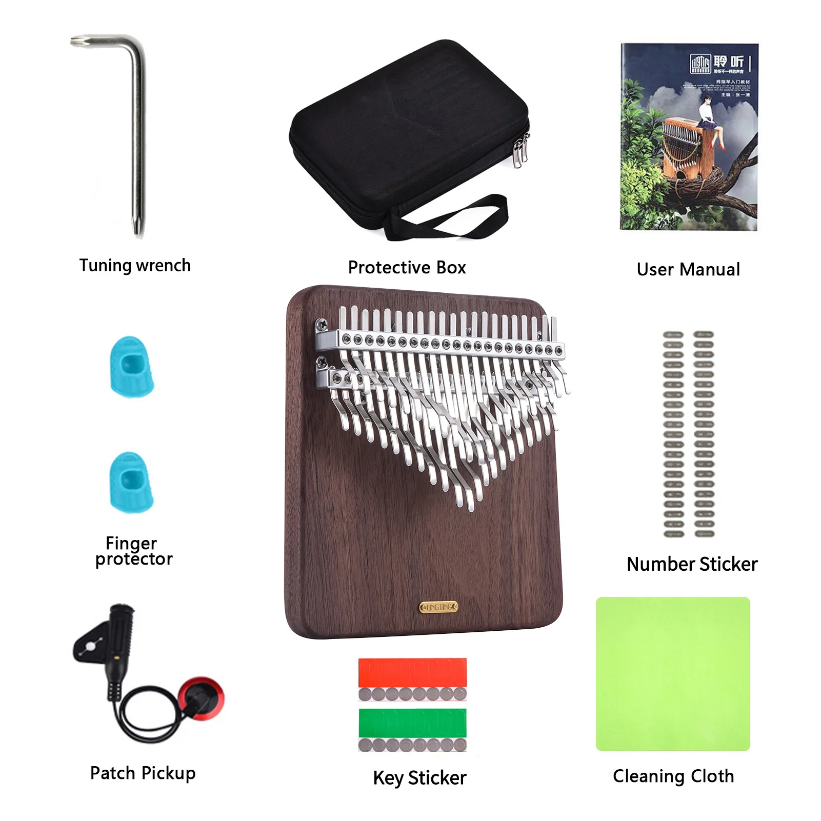 Hooqu 42 Keys Kalimba Factory Wholesale Latest Design Style Kalimba 42 Keys New Structure Design Finger Piano
Hooqu 42 Keys Kalimba Factory Wholesale Latest Design Style Kalimba 42 Keys New Structure Design Finger Piano