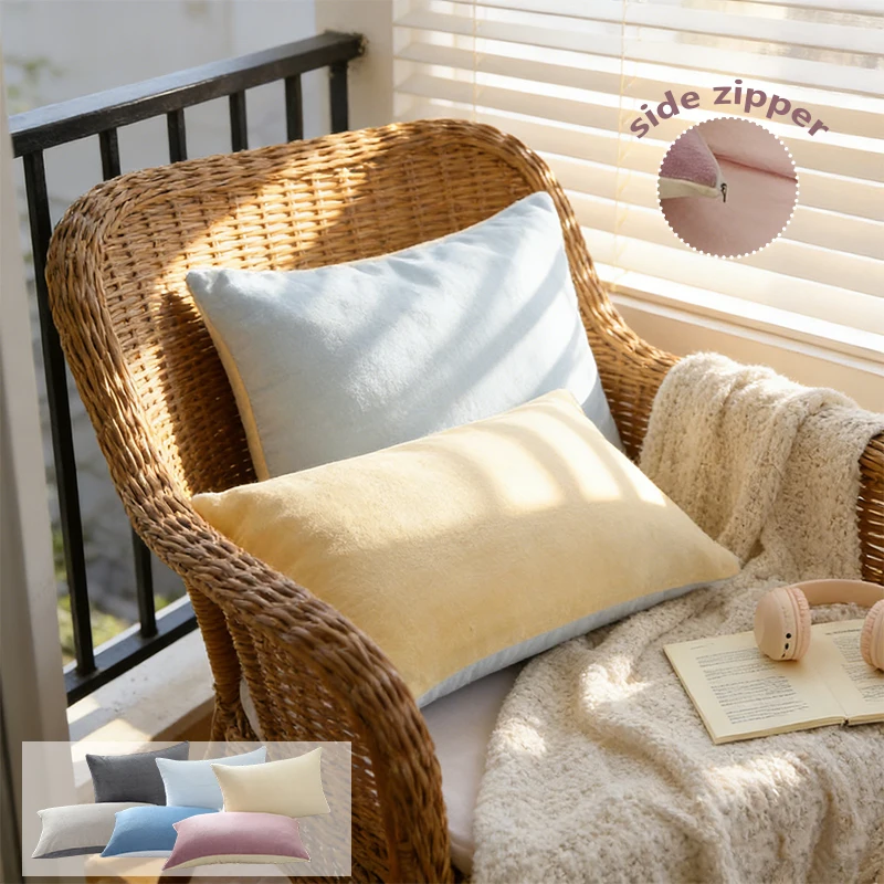 Zippered Pillowcase Suitable for Single and Double Use Soft Comfortable Pillowcase Made of Pure Cotton for Home Bedroom Bedding
Zippered Pillowcase Suitable for Single and Double Use Soft Comfortable Pillowcase Made of Pure Cotton for Home Bedroom Bedding