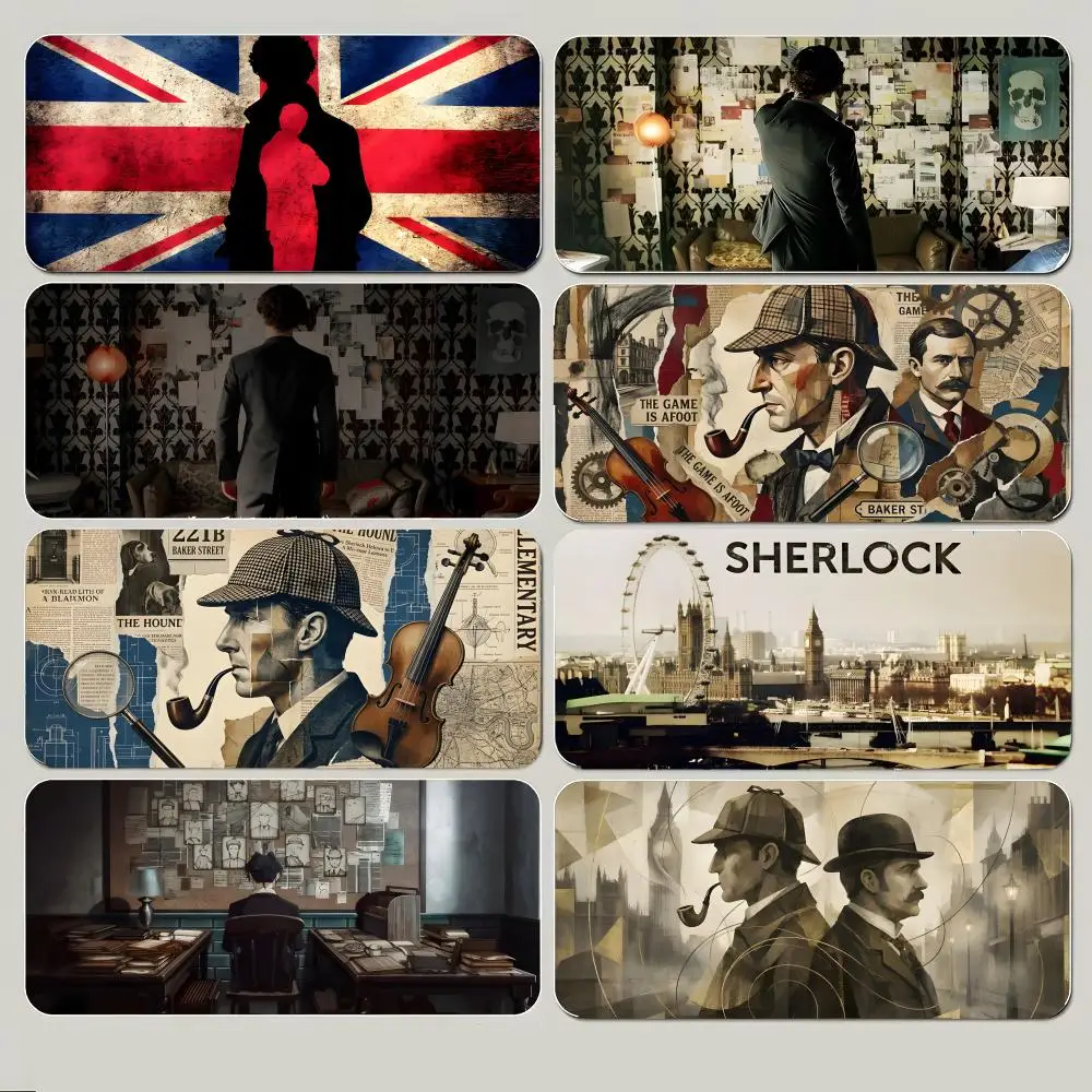 Classic Sherlock Holmeses Mouse Pad Large Gaming Mousepad with Thick Stitched Edge Non-Slip Desk Mat
Classic Sherlock Holmeses Mouse Pad Large Gaming Mousepad with Thick Stitched Edge Non-Slip Desk Mat