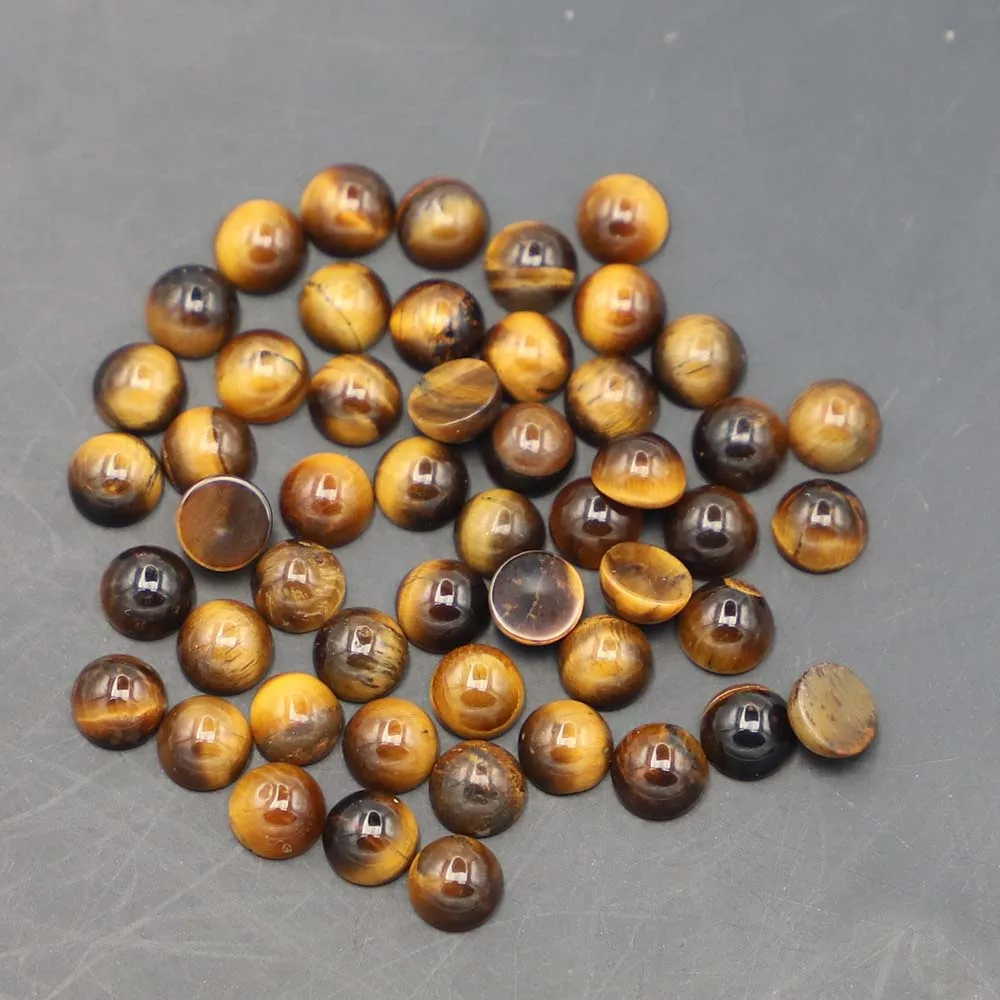 5mm Top Quality Assorted Fashion Natural Stone Round Cabochon Beads CAB Tiger Eye 100pcs for Jewelry Making Supplies Wholesale
5mm Top Quality Assorted Fashion Natural Stone Round Cabochon Beads CAB Tiger Eye 100pcs for Jewelry Making Supplies Wholesale