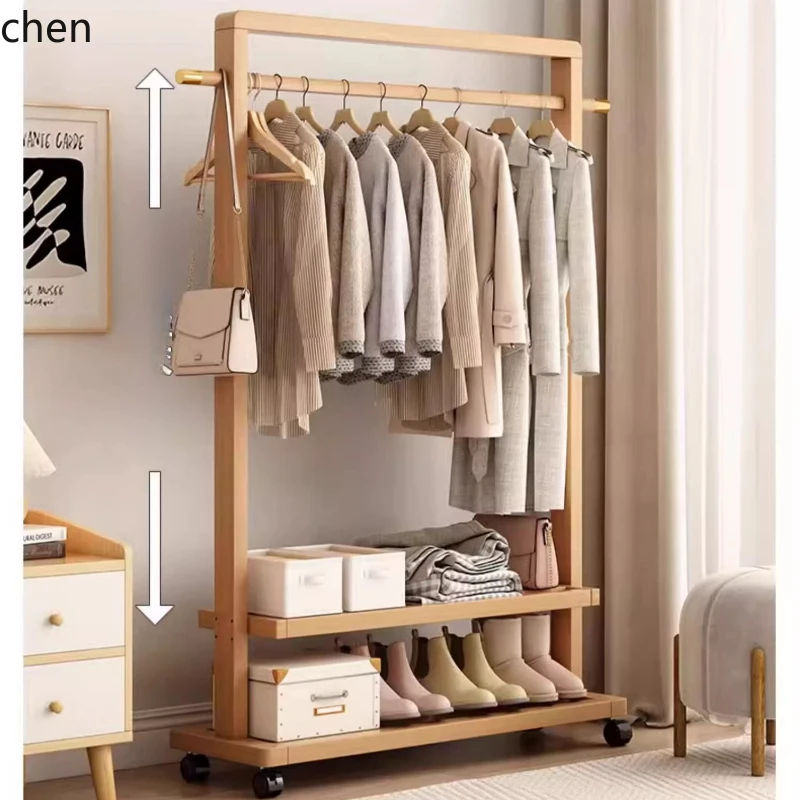 HXL solid wood coat rack floor-to-ceiling bedroom hanger simple multi-functional rack
HXL solid wood coat rack floor-to-ceiling bedroom hanger simple multi-functional rack