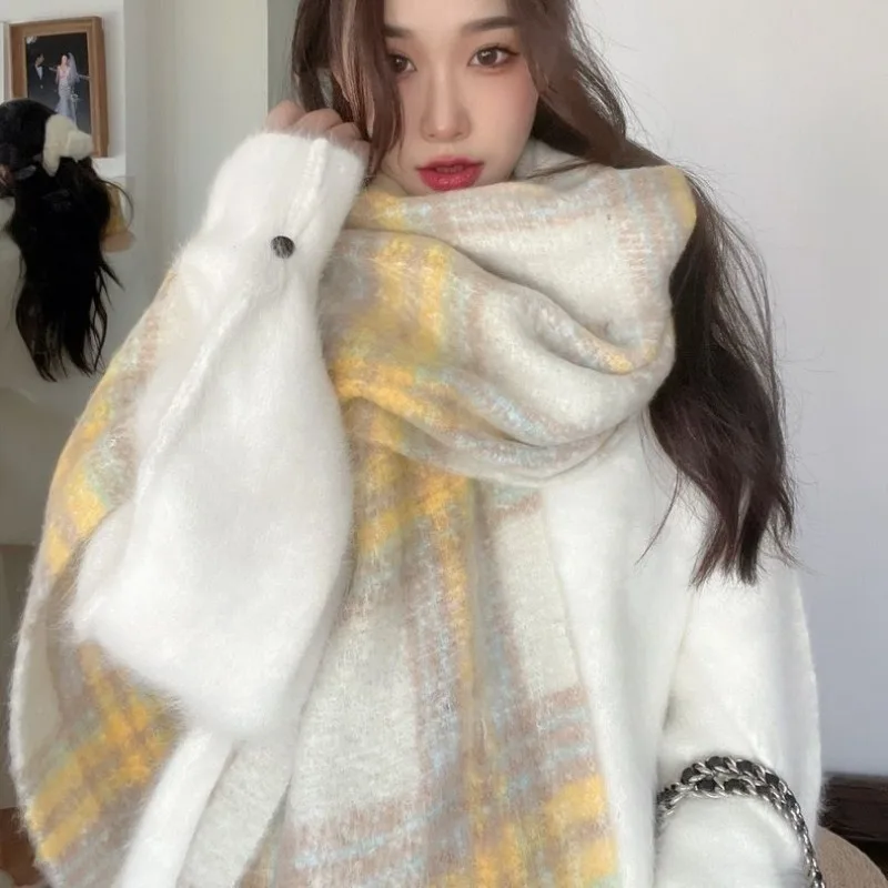 New Warm Winter Cashmere Scarf Plaid Windproof Long Tassel Scarves Soft Gradient Tie Dye Scarf Men Women Traf Zara Femme 2022
New Warm Winter Cashmere Scarf Plaid Windproof Long Tassel Scarves Soft Gradient Tie Dye Scarf Men Women Traf Zara Femme 2022