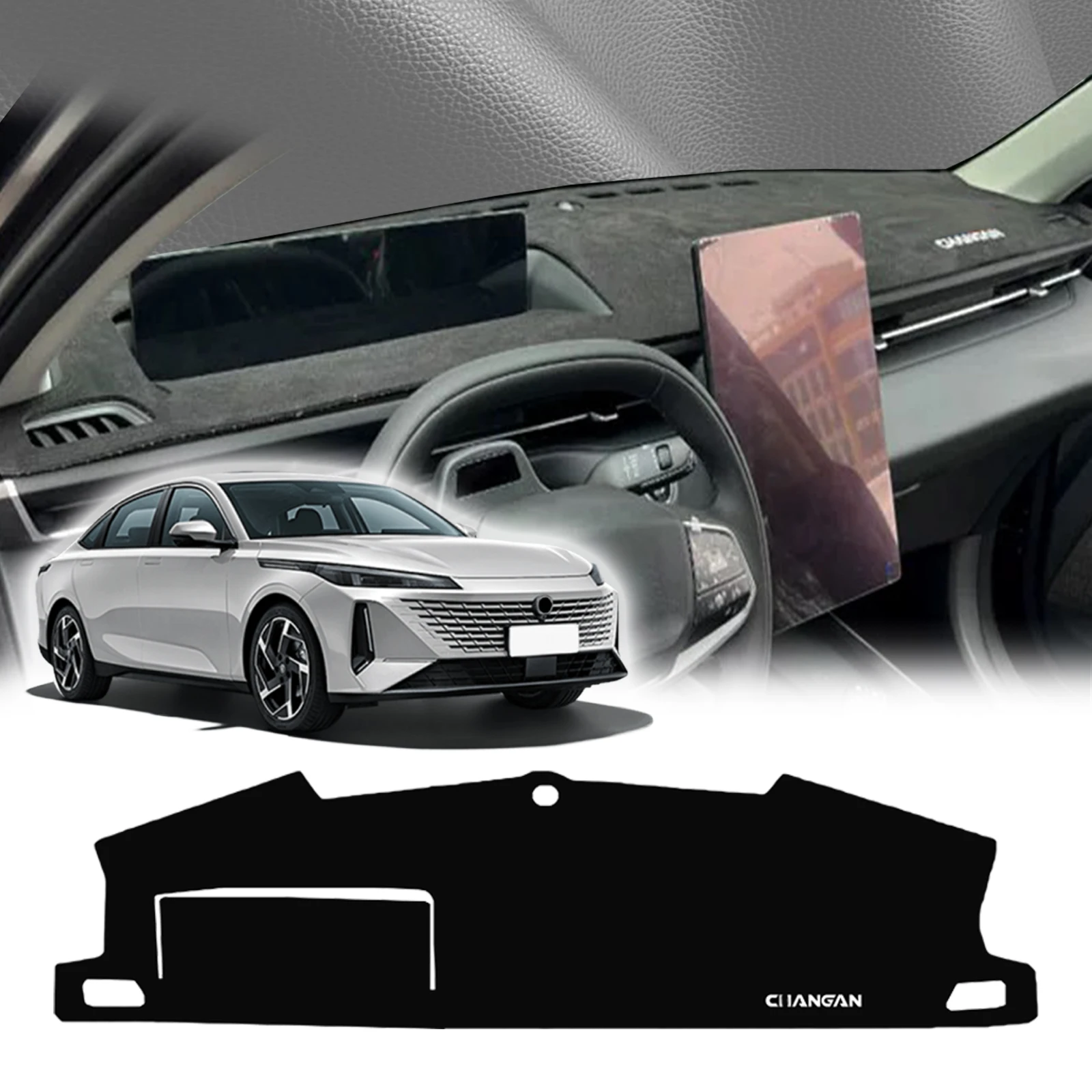 fit for Changan Lamore 2023-2025 EADO Plus Car Accessories Dashmat Dashboard Cover Pad DashMat Sunshade Protective Carpet
fit for Changan Lamore 2023-2025 EADO Plus Car Accessories Dashmat Dashboard Cover Pad DashMat Sunshade Protective Carpet