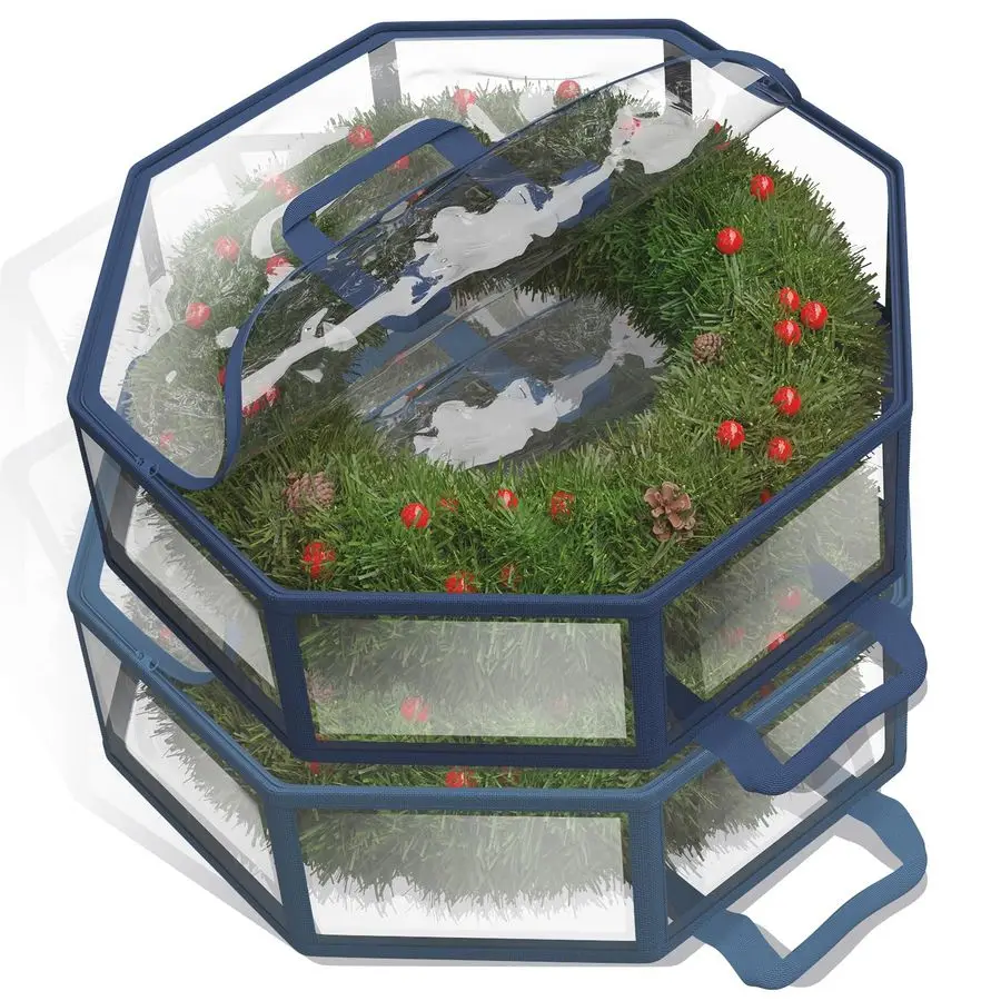 Wreath Storage Container Clear Christmas Wreath Storage Bag, Dual Zipper and Handles 36 Premium Wreath Storage Organizer Box
Wreath Storage Container Clear Christmas Wreath Storage Bag, Dual Zipper and Handles 36 Premium Wreath Storage Organizer Box