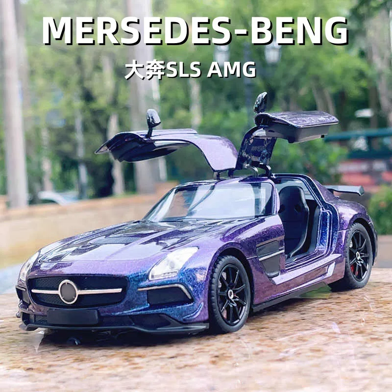 1: 24 inch Mercedes Benz SLS AMG alloy car model simulation sports car ornament children's toy
1: 24 inch Mercedes Benz SLS AMG alloy car model simulation sports car ornament children's toy