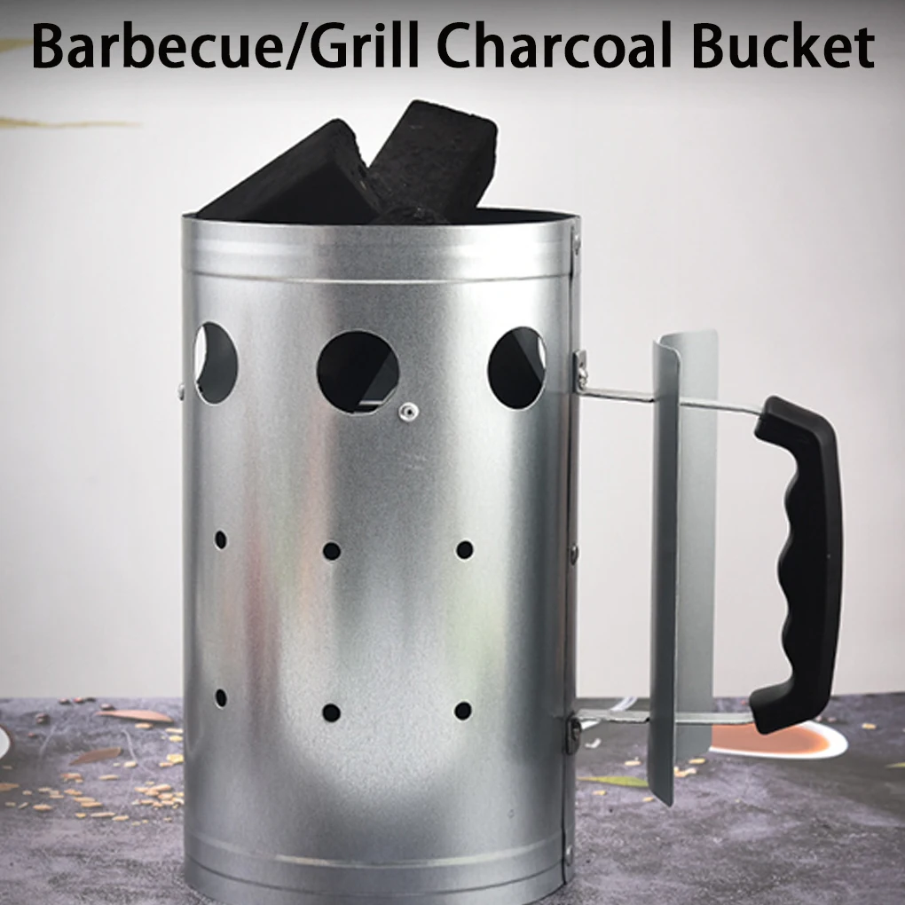 Outdoor BBQ Starter Charcoal Bucket Charcoal Ignition Charcoal Bucket Barbecue Stove Ignition Cylinder For Camping
Outdoor BBQ Starter Charcoal Bucket Charcoal Ignition Charcoal Bucket Barbecue Stove Ignition Cylinder For Camping